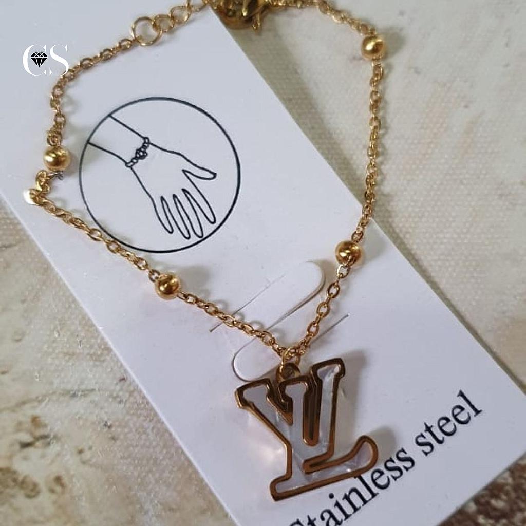 Pulseras de acero inoxidable LV