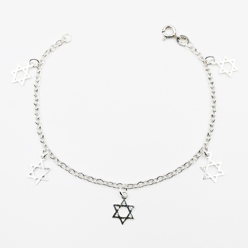 PULSERA DIJES COLGANTES DE ESTRELLAS
