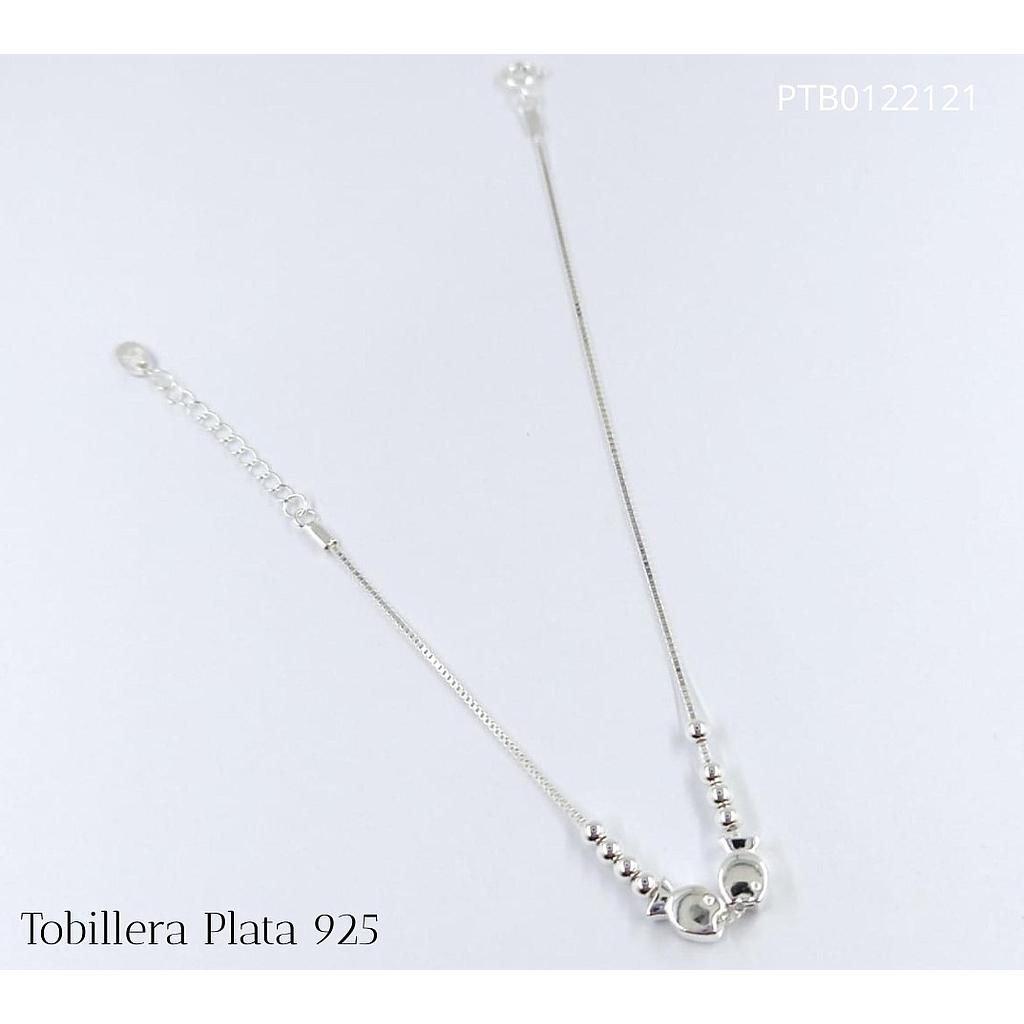 TOBILLERA, PLATA 925 DIJE PEZ