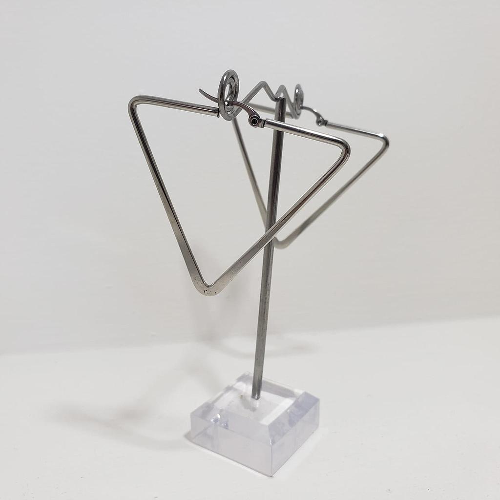 ARGOLLAS TRIANGULO SILVER ACERO