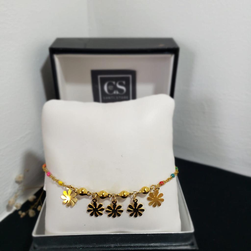 PULSERA GOLD MARGARITA /ACERO