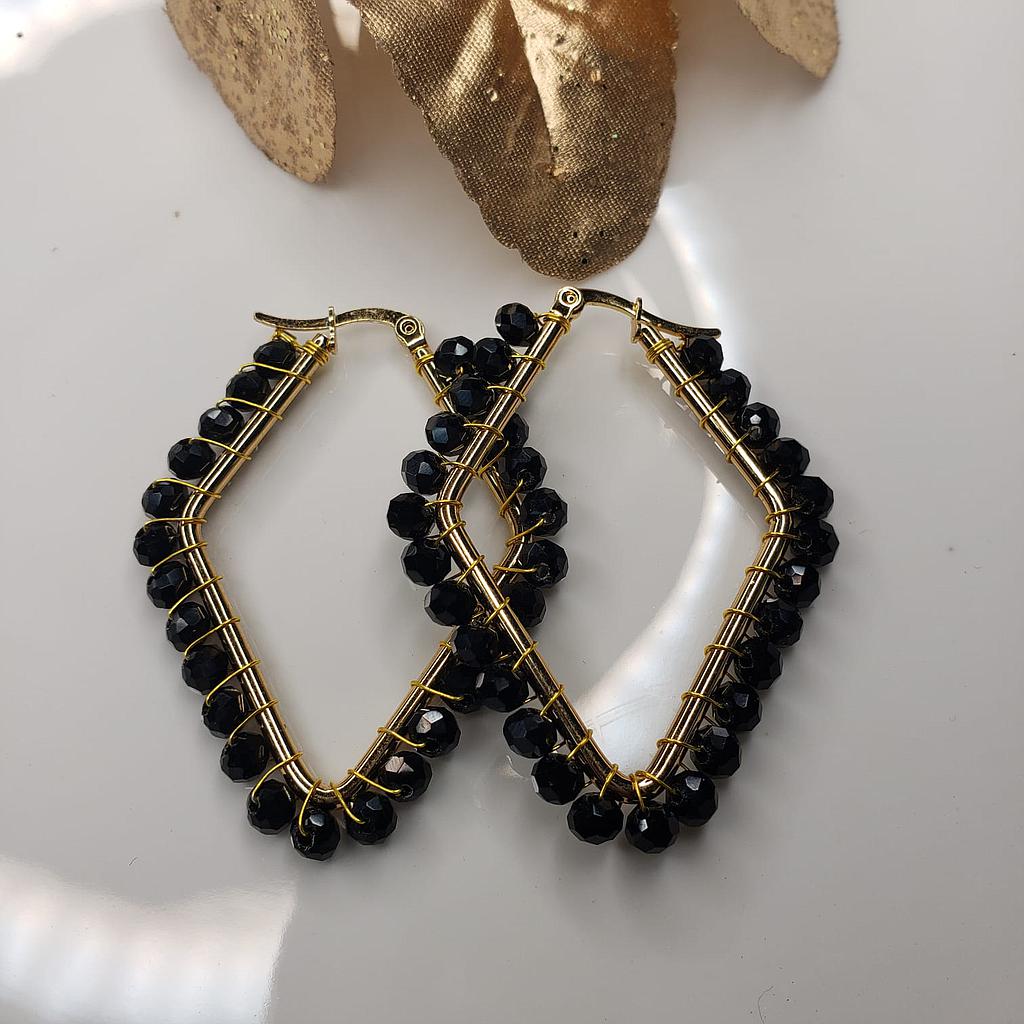 ARGOLLAS GOLD/BORLAS NEGRAS/EXA-ACERO