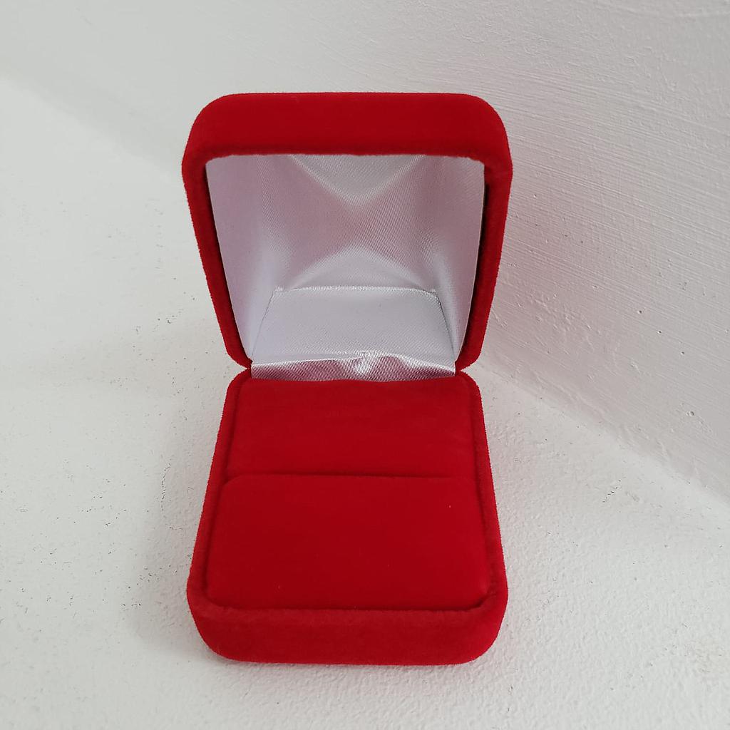 CAJA ANILLO PANA INDIVIDUAL ROJO