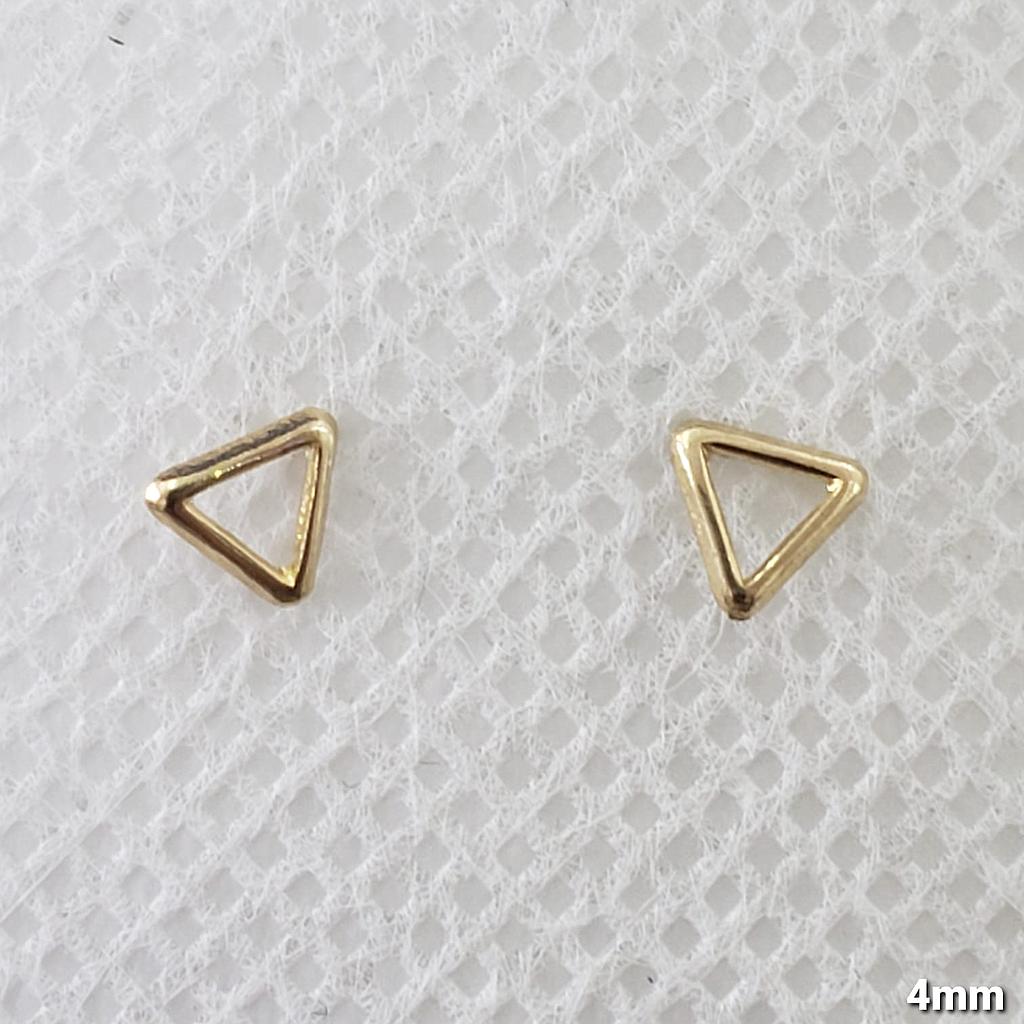 PIERCING TRIÁNGULO RESAQUE ORO 10K