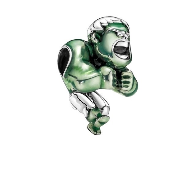 CHARM HULK PLATA 925