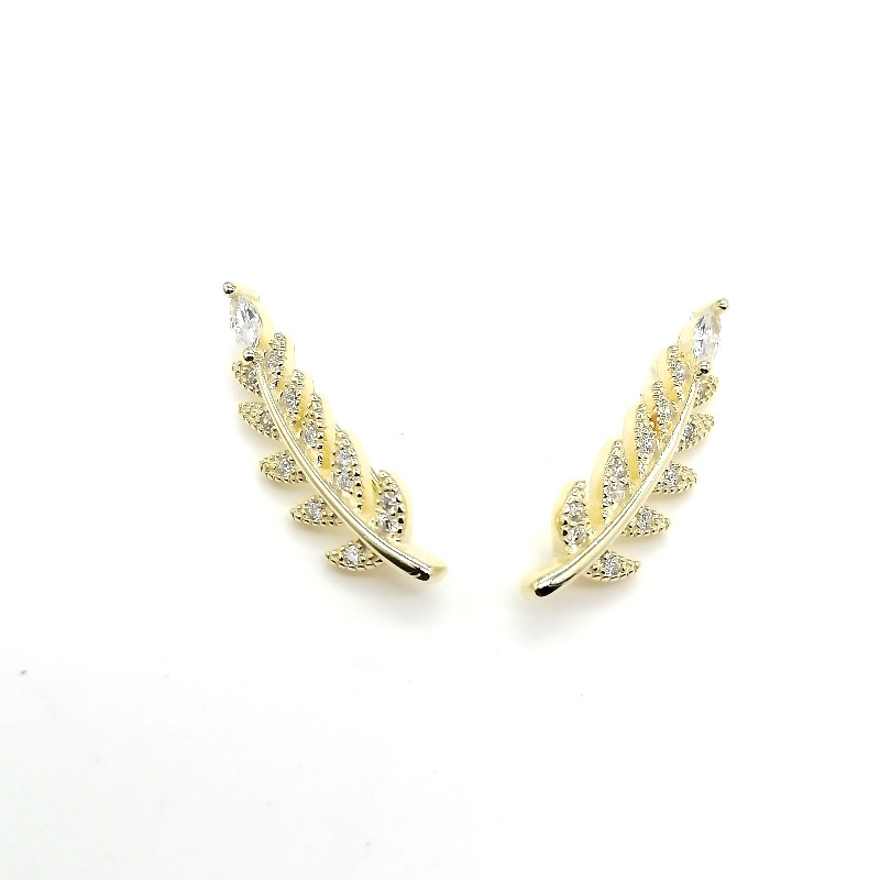 REPADORES DE ESPIGA GOLD/PLATA 925