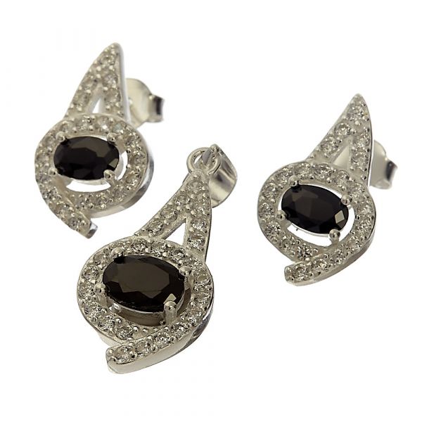 CONJUNTO GOTA/PLATA 925