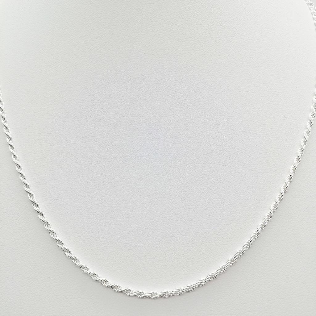 CADENA CORDÓN DIAMANTADA , TURBILLÓN , SOLID ROPE . 2.7 GR T50