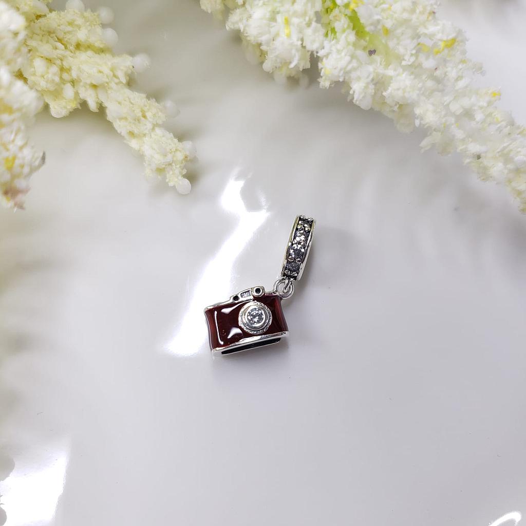 CHARM CAMARA PLATA 925/ESTILO PANDORA