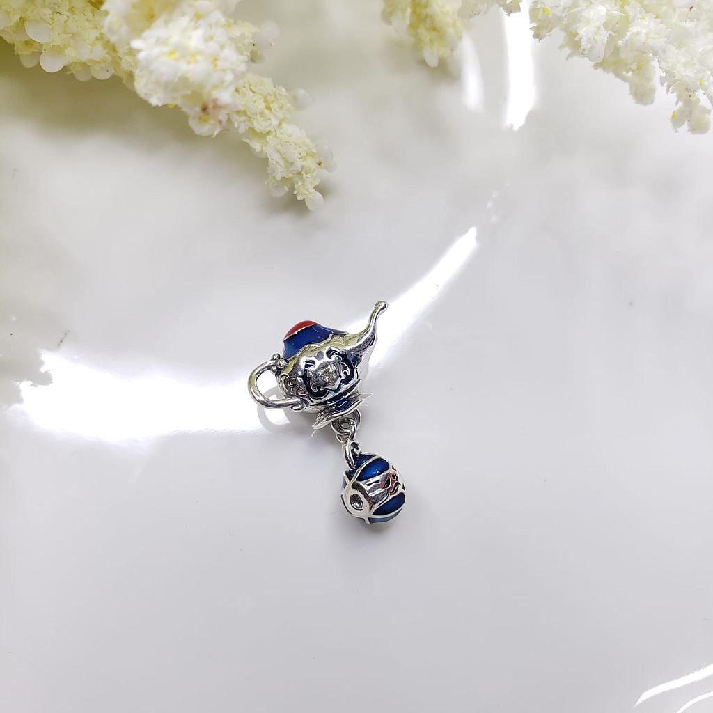 CHARM TETERA PLATA 925 ESTILO PANDORA