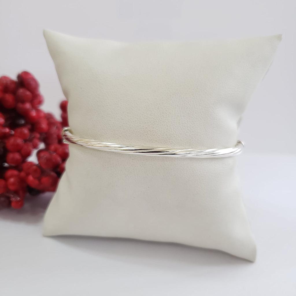 PULSERA DE ARO DISEÑO PLATA 925