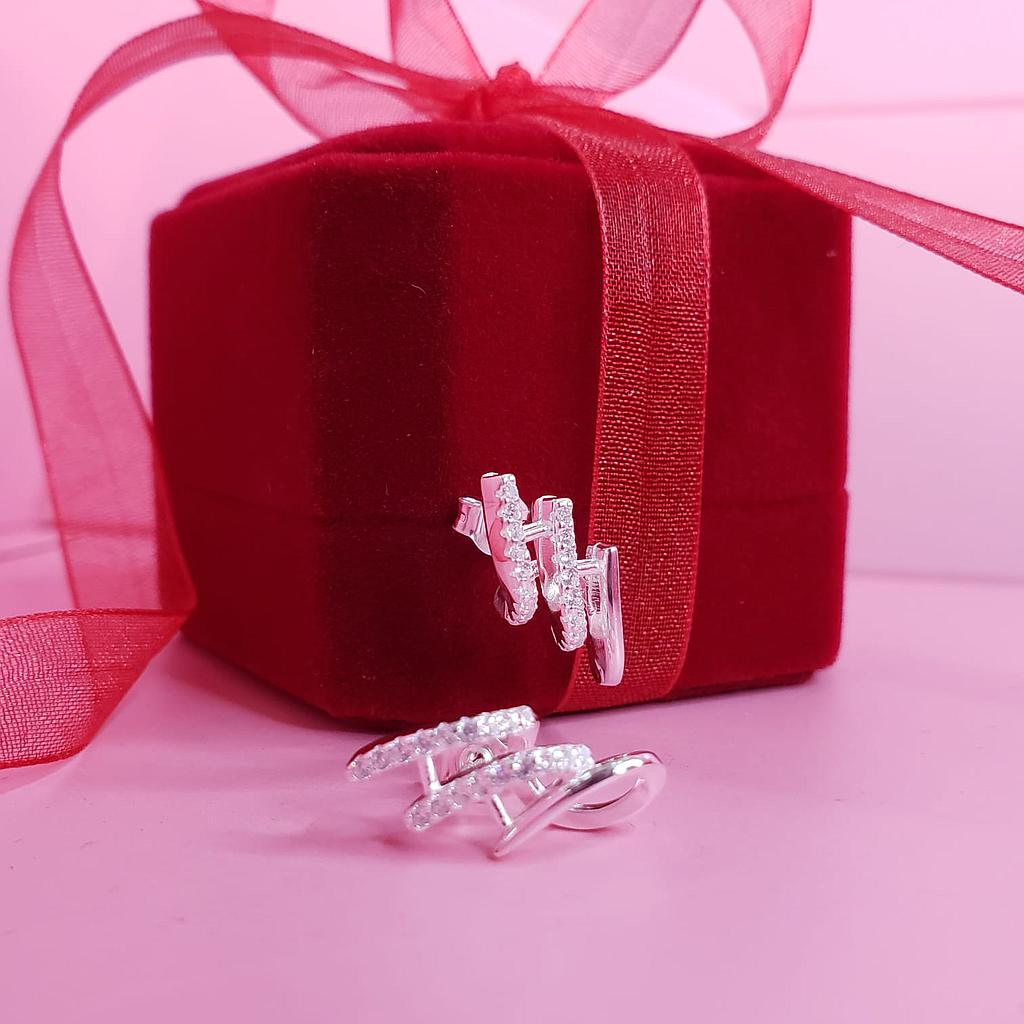 MEDIAS ARGOLLAS TRIPLE PLATA 925