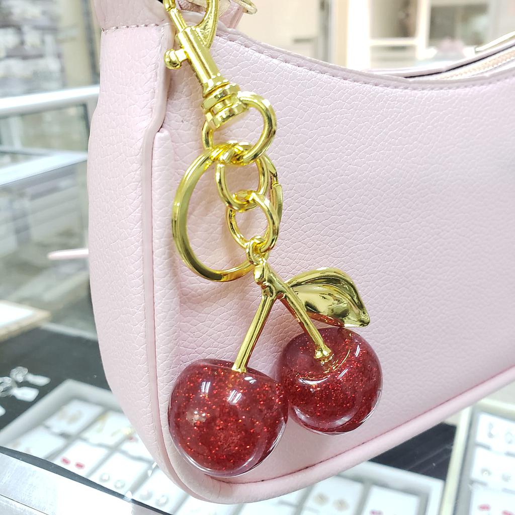 LLAVERO DE CEREZA VARIOS COLORES